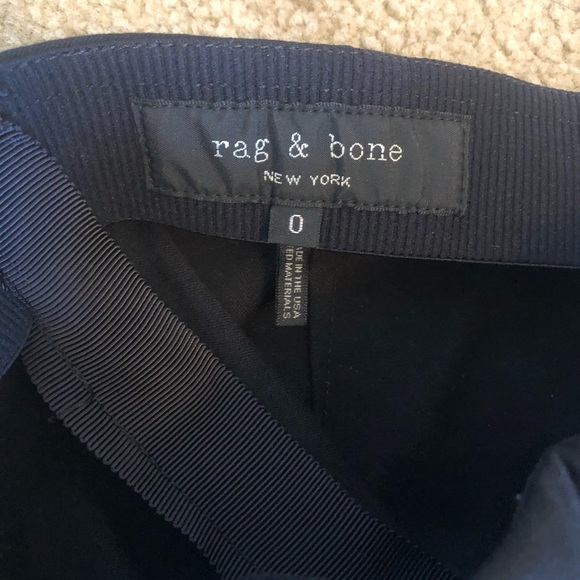 Rag & Bone Simone pant with white zipper - Picture 4 of 4